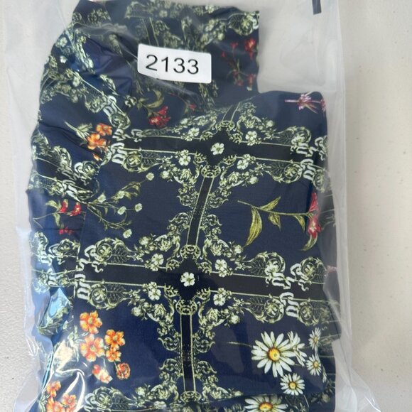 Agua Bendita Target Sundress 2XL Blue Botanical Floral - Picture 12 of 12